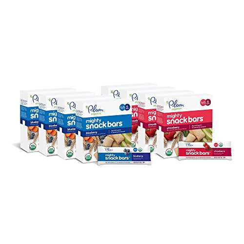 Plum Organics Mighty Snack Bars, Organic Toddler Snack, Blueberr