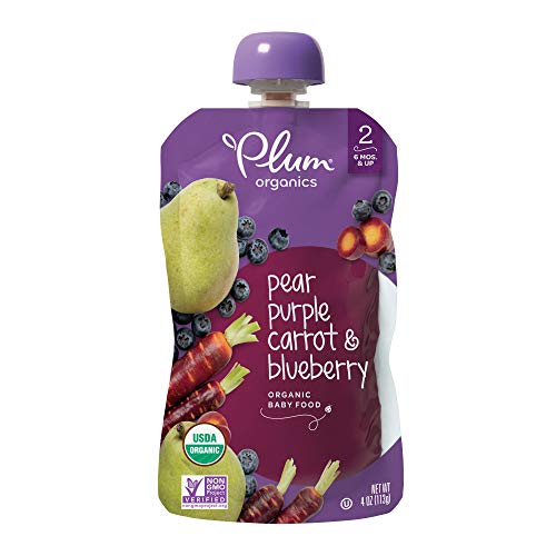 Plum Organics Stage 2, Organic Baby Food, Fruit And Veggie Varie