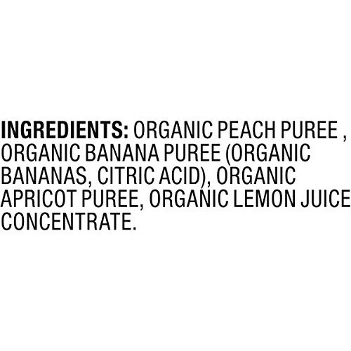 Plum Organics Stage 2, Organic Baby Food, Peach, Banana And Apri