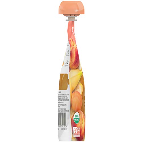 Plum Organics Stage 2, Organic Baby Food, Peach, Banana, And Apr