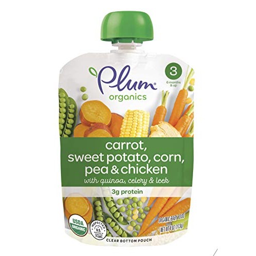 Plum Organics Stage 3, Organic Baby Food, Carrot, Sweet Potato,
