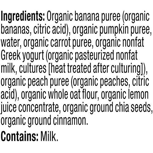 Plum Organics Tots Mighty 4 Toddler Food, Pumpkin, Carrot, Banan