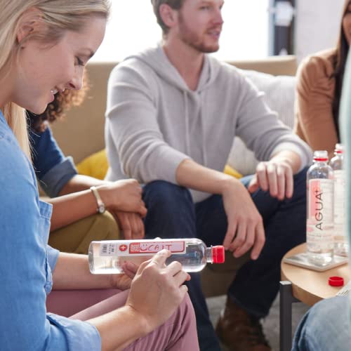 Agua Plus Premium Alkaline Water | 16.9 fl oz Bottles | Count of 4