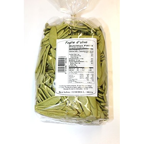 Foglie Dulivo, An Imported Durum Wheat Semolina Pasta With Spinach Foglie Dulivo, An Imported Durum Wheat Semolina Pasta With Spinach