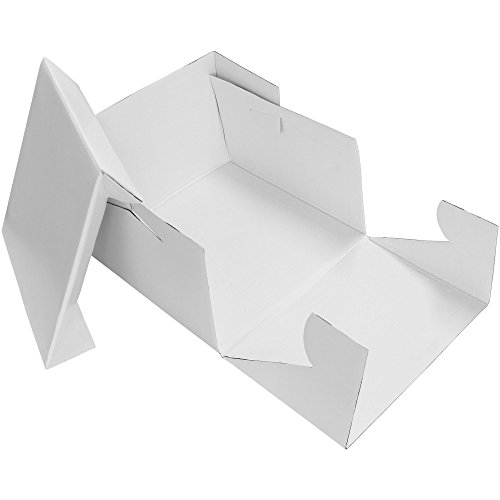 Pme Cbo804 10 X 6 Square Cake Box, Standard, White