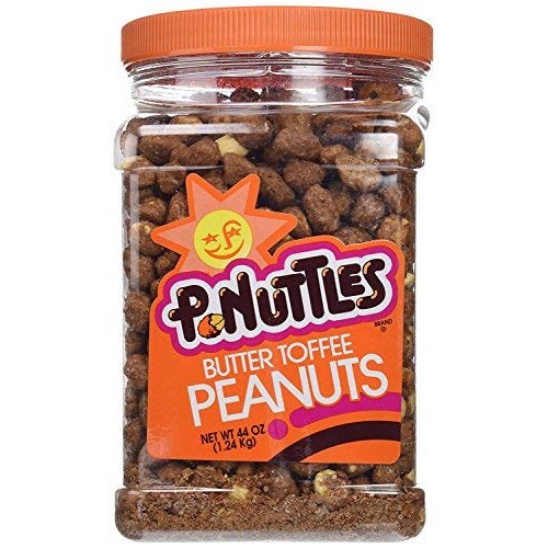 P.Nuttles, Butter Toffee Covered Peanuts, 44Oz Jar Pack Of 3