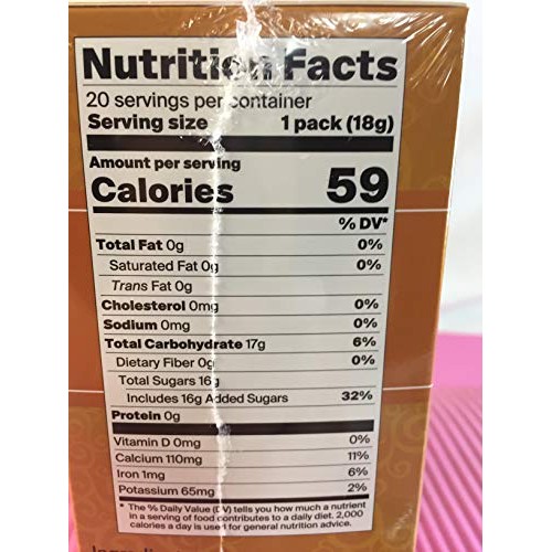 40 Bags Pocas Instant Ginger Honey Tea 18G/0.63Oz Honey Ginge