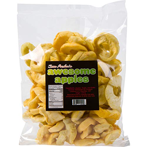 Sam Pockers Awesome Apples - 1 Pound Bag Of Real Dried Whole Ap