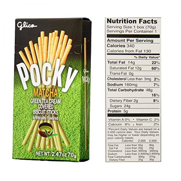 Pocky Biscuit Stick 6 Flavor Variety Pack Pack Of 12