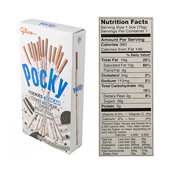 Pocky Biscuit Stick 6 Flavor Variety Pack Pack of 12