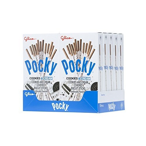 Pocky Biscuit Stick, Cookies And Cream, 1.41 Ounce Pack Of 20
