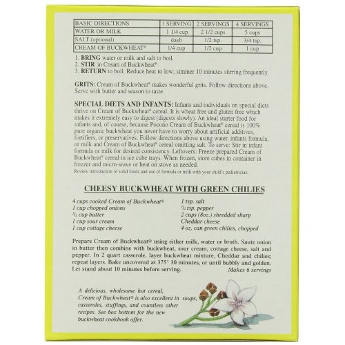 Pocono Cream Of Buckwheat Gluten Free Hot Cereal, 13-Ounce Pack