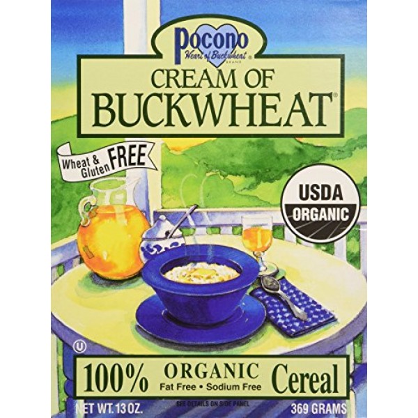 Pocono Organic Cream Of Buckwheat Cereal 3X13 Oz.