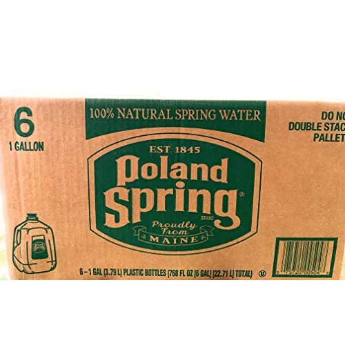 Poland Spring, Water Spring, 128 Fl Oz, 6 Pack