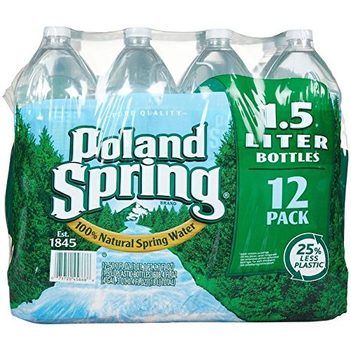 Polandsprings Spring Water, 12 Count, 50.7 Ounce