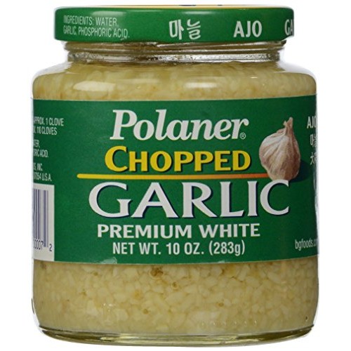Polaner Premium White Chopped Garlic, 10 Ounce