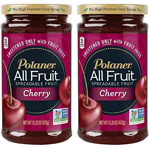 Polaner All Fruit Cherry Fruit Spread 10Oz - 2 Pack