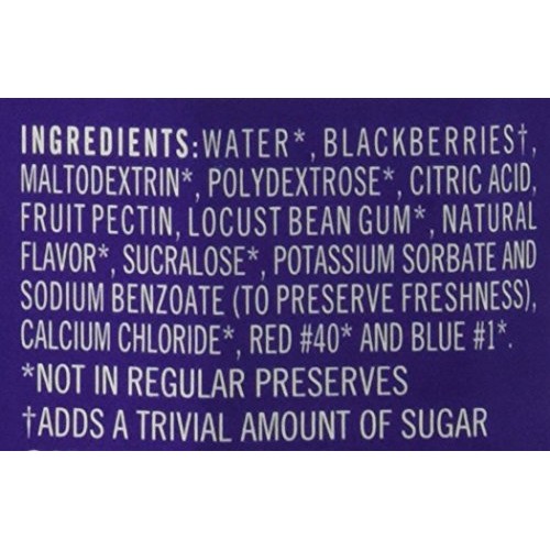 Polaner Seedless Blackberry Preserves Sugar Free With Fiber, 13.