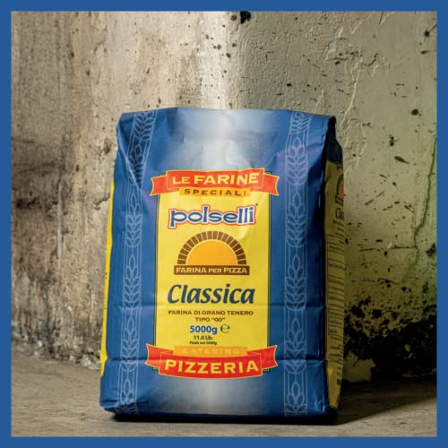 POLSELLI Classica, Tipo "00" Double Zero Flour Extra Fine, 11 lb...