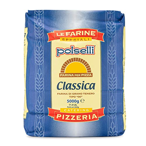 POLSELLI Classica, Tipo "00" Double Zero Flour Extra Fine, 11 lb...