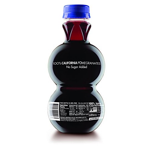 Pom Wonderful Pomegranate Blueberry, 100% Juice, 16-Ounce, 6 Count