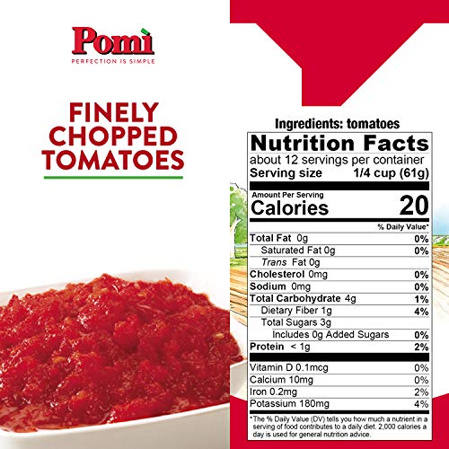 Pomi Finely Chopped Tomatoes - 26.4 Oz 4 Pack