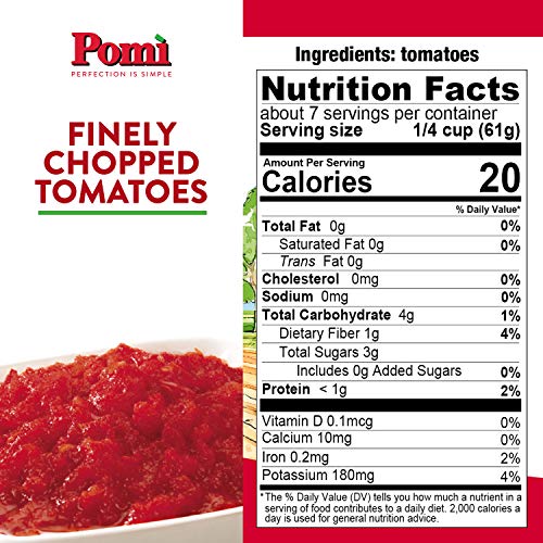 Pomì Finely Chopped Tomatoes Can, 14.1 Oz, 12 Pack