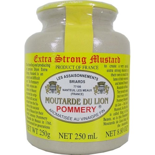 Pommery Moutarde Du Lion Extra Filtered King Of Mustard