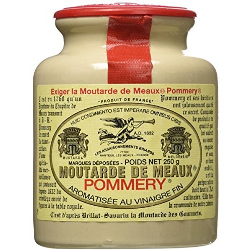 Pommery Meaux Mustard Stone Jar, 8.8-Ounce
