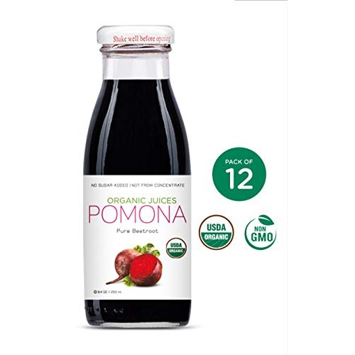 Pomona Organic Pure Beet Juice, 8.4 Ounce Pack Of 12 Not From