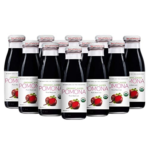 Pomona Organic Pure Beet Juice, 8.4 Ounce Pack Of 12 Not From