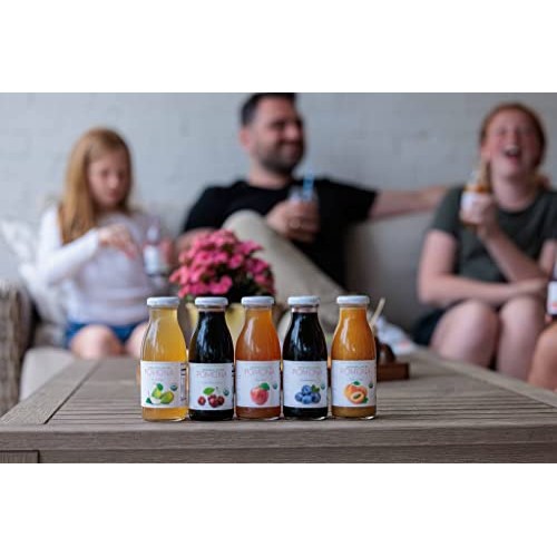 Pomona Organic Strawberry Juice Pack Of 12, Cold Pressed Usda