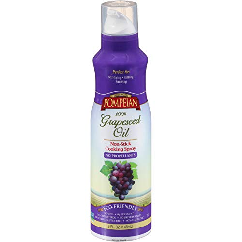 Pompeian 100% Grapeseed Oil Non-Stick Cooking Spray, Perfect For