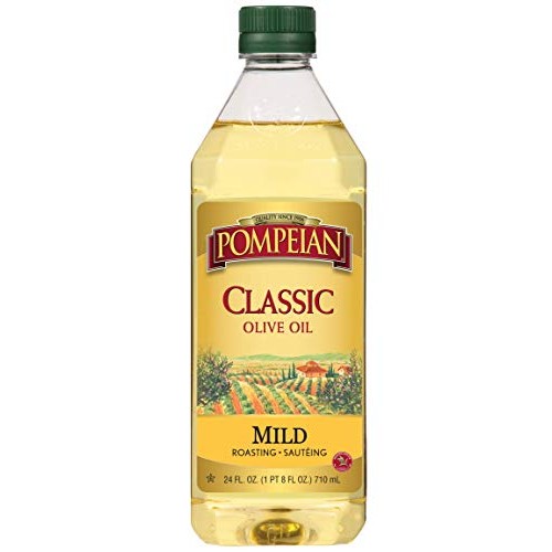 Pompeian Classic Olive Oil, Mild Flavor, Perfect For Roasting An