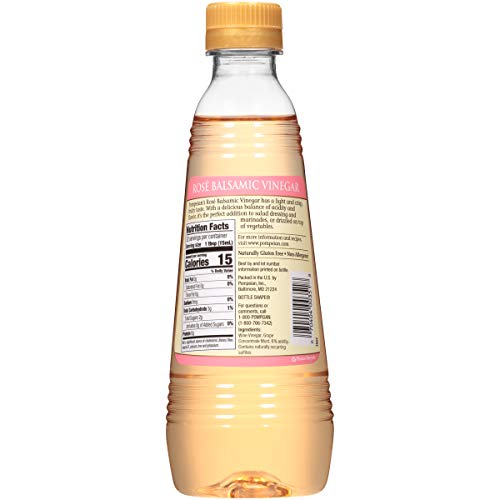 Pompeian Gourmet Balsamic Rosé Vinegar, Perfect For Salad Dressi