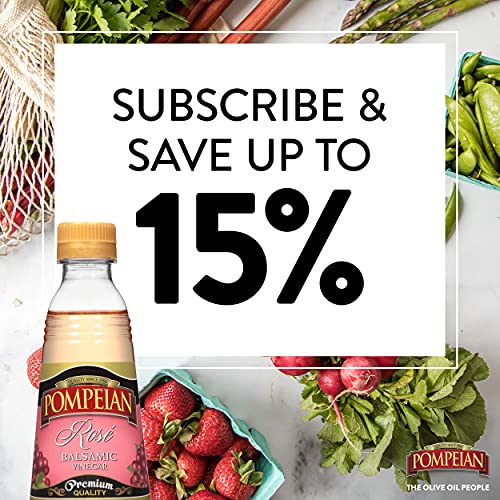 Pompeian Gourmet Balsamic Rosé Vinegar, Perfect For Salad Dressi