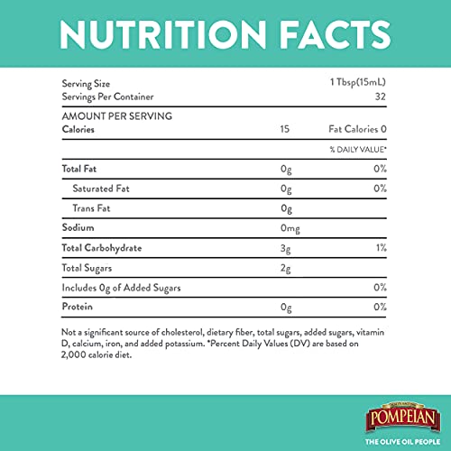 Pompeian Gourmet Balsamic Rosé Vinegar, Perfect For Salad Dressi