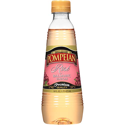 Pompeian Gourmet Balsamic Rosé Vinegar, Perfect For Salad Dressi