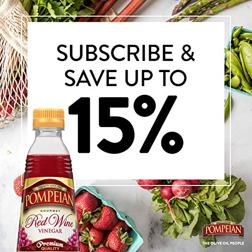 Pompeian Gourmet Red Wine Vinegar, Perfect For Salad Dressings,