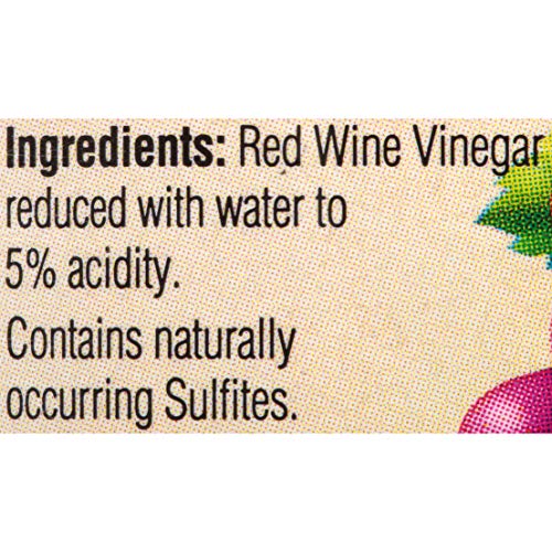 Pompeian Gourmet Red Wine Vinegar, Perfect For Salad Dressings,