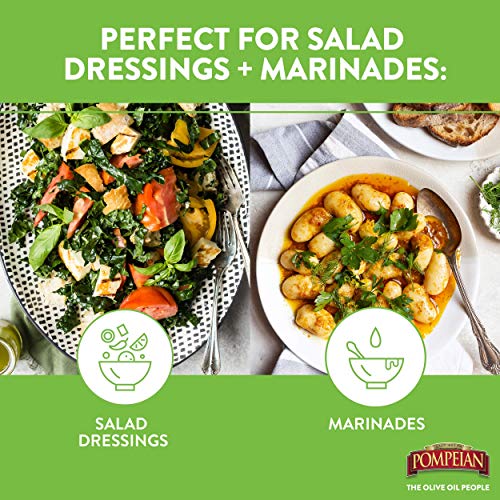 Pompeian Gourmet Red Wine Vinegar, Perfect For Salad Dressings,