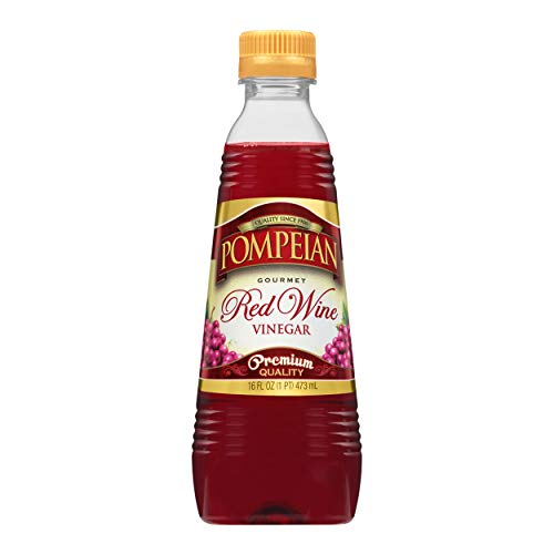 Pompeian Gourmet Red Wine Vinegar, Perfect For Salad Dressings,