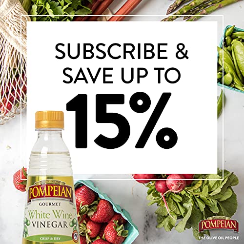 Pompeian White Wine Vinegar - 16 Ounce Pack Of 6 Pompeian White Wine Vinegar - 16 Ounce Pack Of 6