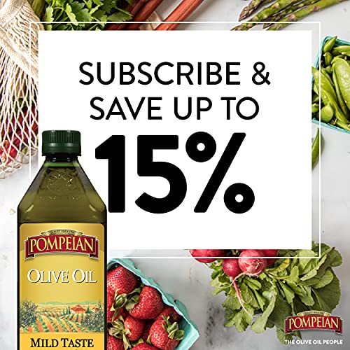 Pompeian Classic Olive Oil, Mild Flavor, Perfect For Roasting An