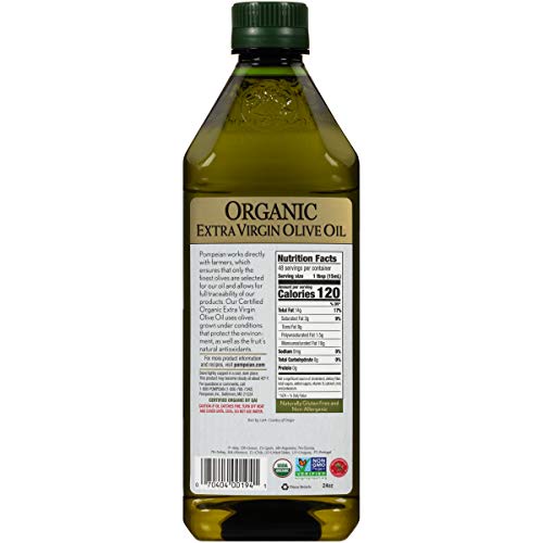 Pompeian Organic Extra Virgin Olive Oil 24 Fl Oz