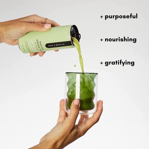 Pop & Bottle, Oat Milk Matcha Lattes - Matcha with Reishi and Ma...