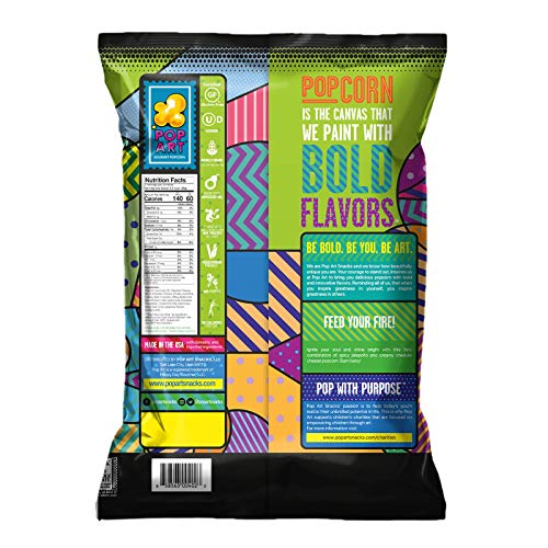 Pop Art Snacks Gourmet Popcorn - Cheddar Jalapeno With Avocado O
