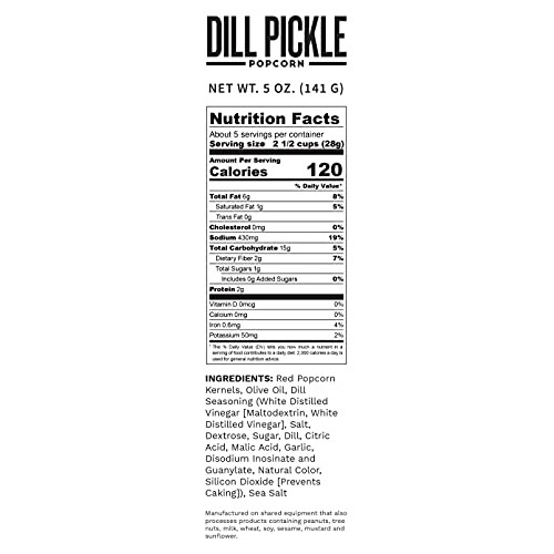 Pop Daddys Gourmet Flavored Popcorn Dill Pickle, 3 Pack