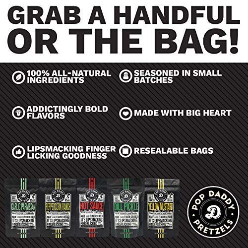 Pop Daddy Pretzel Sticks Dill Pickle- 7.5Oz, 3 Count