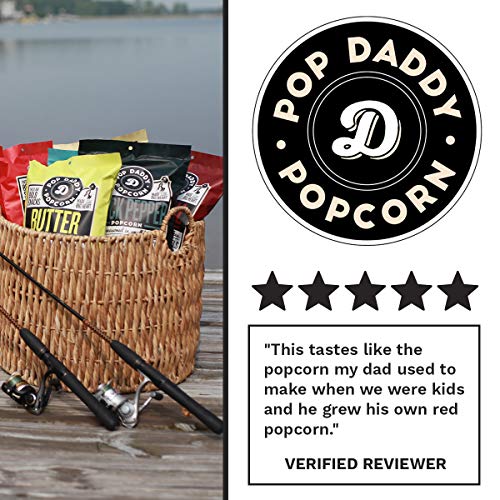 Pop Daddy White Cheddar, 6 Oz Gluten Free Hand Seasoned Ruby Red